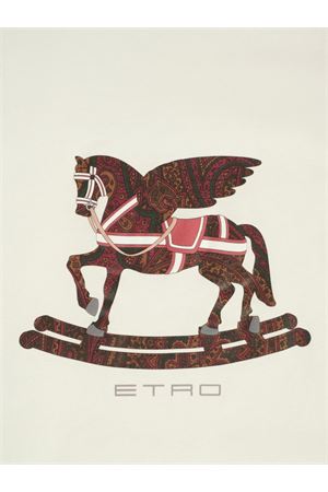 white cotton blanket ETRO KIDS | GX0540Z3186101MA